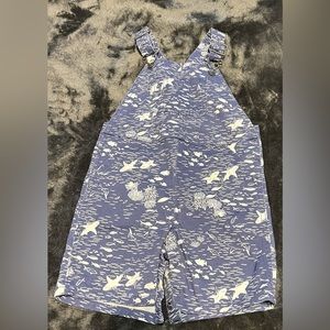 Carter's Shark overall shorts preowned size 24M